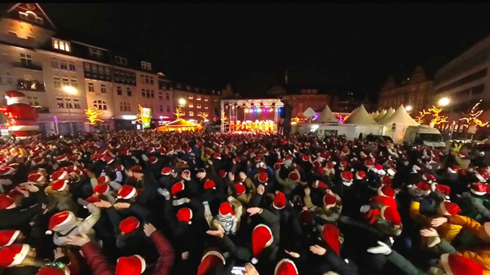 Weihnachtliche Bestleistung für den größten Weihnachtstanz bei WDR Lokalzeit