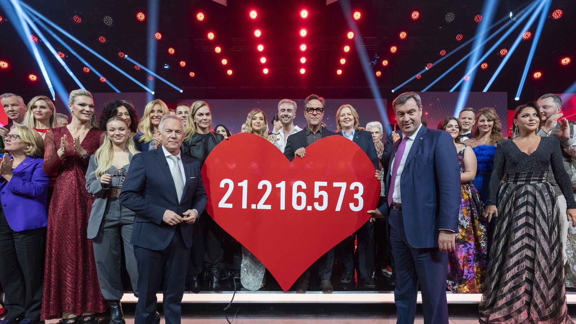 Ein Herz voll Gold: 21.216.573 Euro für »Ein Herz für Kinder«