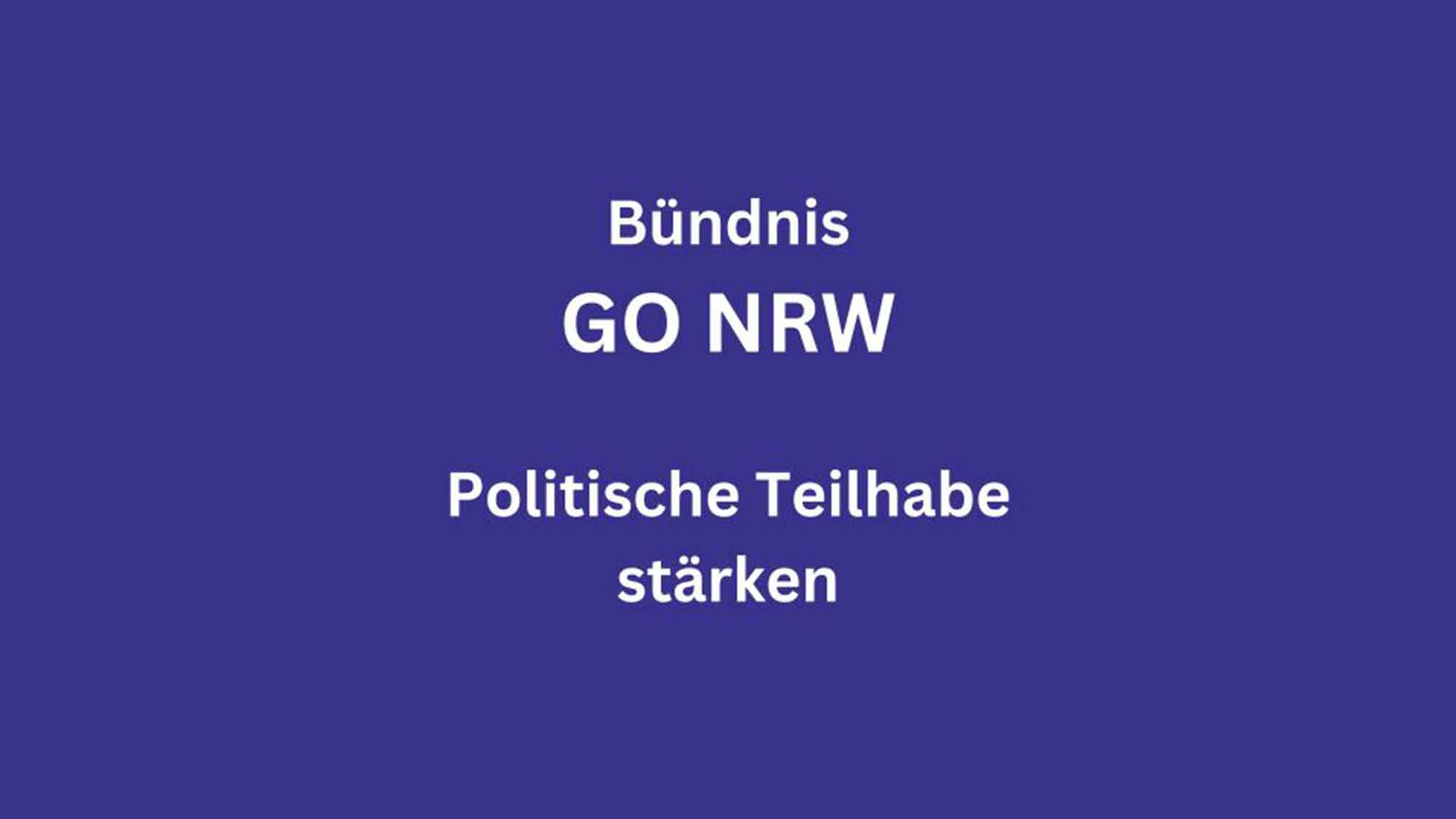 GO NRW: Bündnis fordert Änderung der Gemeindeordnung