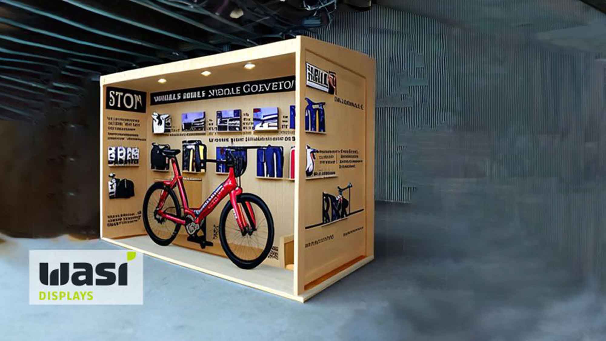 Wasi Displays zur Eurobike: Spezialist für POS Displays für Fahrräder, E Bikes und Zubehör