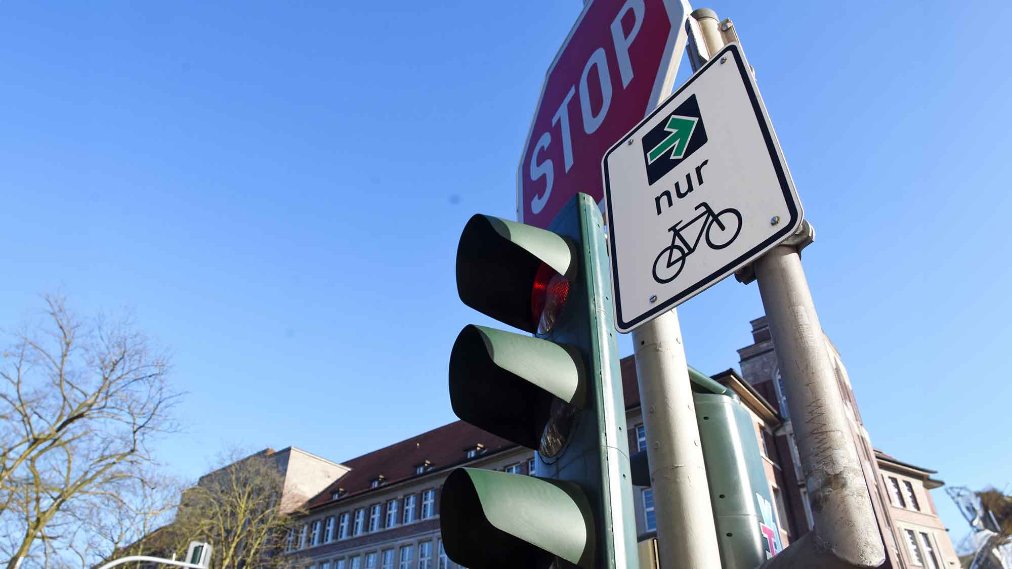 Münster: schneller voran dank Grünen Pfeils