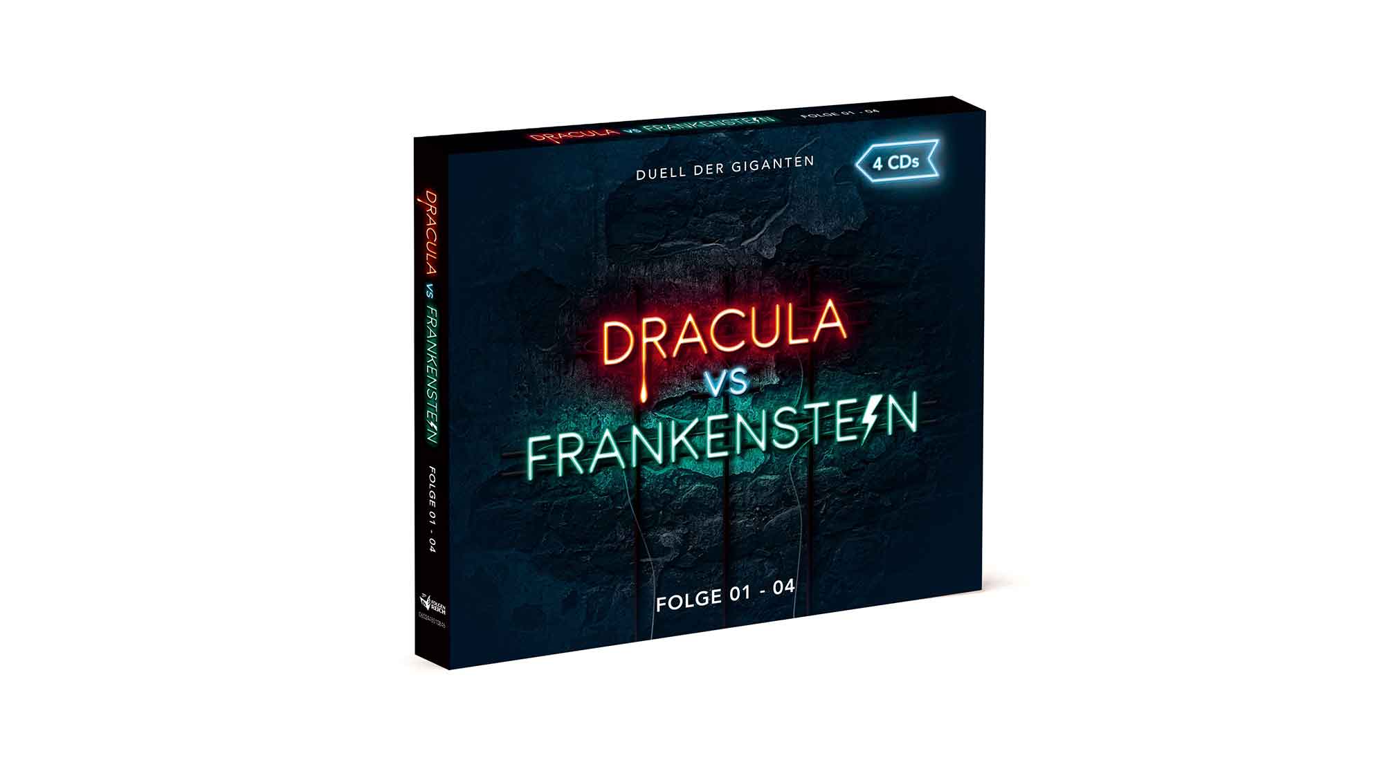 Dracula vs. Frankenstein – Duell der Giganten (4 CD Box, Digital und auf CD ab 15. März 2024)