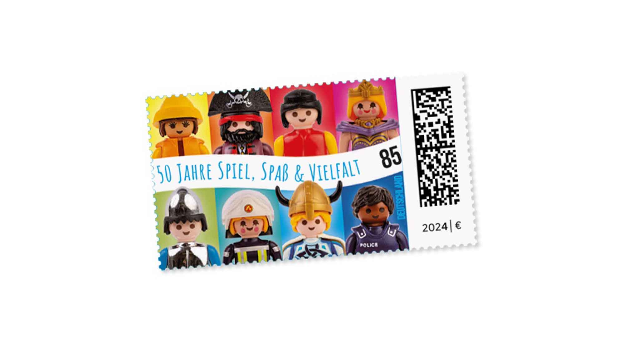 Deutsche Post und Playmobil präsentieren gemeinsame Briefmarke