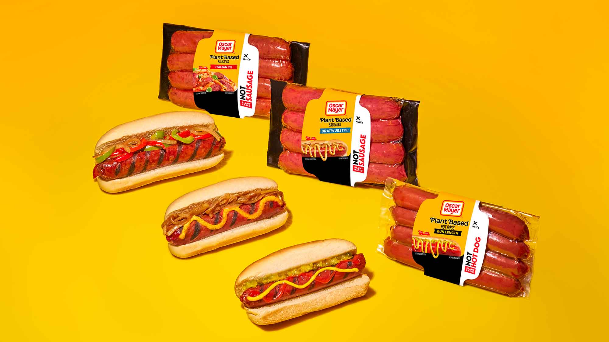 Hot Dog! The Kraft Heinz Not Company Launches First Ever, Plant Based Oscar Mayer Hot Dogs and Sausages